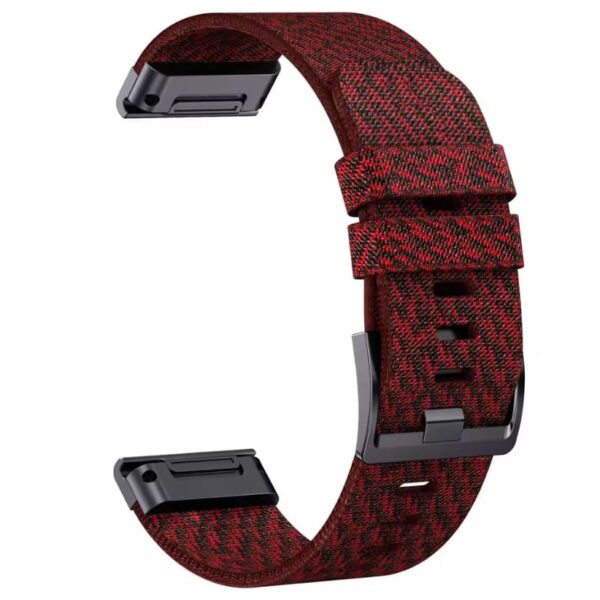 Ремінець жакардовий Garmin QuickFit 26mm червоний