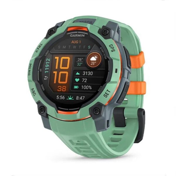 Instinct 3 – 45 mm, AMOLED Neo Tropic with Neo Tropic Band